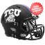 TCU Horned Frogs NCAA Mini Speed Football Helmet <i>Matte Black</i>
