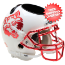 Arkansas State Red Wolves Miniature Football Helmet Desk Caddy <B>White with Chrome Mask SALE</B>