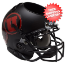 Utah Utes Miniature Football Helmet Desk Caddy <B>Matte Black w/Red Decal</B>