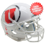 Utah Utes Authentic College XP Football Helmet Schutt <B>White w/Oversized Decal<B>