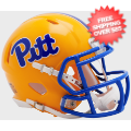 Helmets, Mini Helmets: Pittsburgh Panthers NCAA Mini Speed Football Helmet <i>Gold</i>