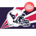 Tailgating, Flags: Houston Texans Helmet Flag <B>BLOWOUT SALE</B>