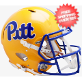 Helmets, Full Size Helmet: Pittsburgh Panthers Speed Football Helmet <i>Gold</i>