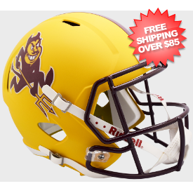 Arizona State Sun Devils Speed Replica Football Helmet <i>Satin Yellow Sparky SALE</i>