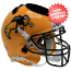 North Dakota State Bison Mini Football Helmet Desk Caddy <B>Glitter Flake Decal</B>