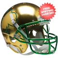 Helmets, Full Size Helmet: Notre Dame Fighting Irish Full XP Replica Football Helmet Schutt <B>Texture...