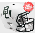 Helmets, Full Size Helmet: Baylor Bears Speed Replica Football Helmet <i>White Metallic</i>