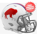 Helmets, Mini Helmets: Buffalo Bills 1965 to 1973 Riddell Mini Speed Throwback Helmet