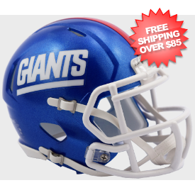 New York Giants NFL Mini Speed Football Helmet <i>Color Rush</i>