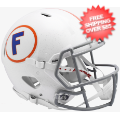 Helmets, Full Size Helmet: Florida Gators Speed Throwback Football Helmet <i>White w/Gray Mask</i>