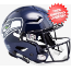 Seattle Seahawks SpeedFlex Football Helmet <B>Matte Navy</B>