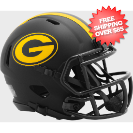 Green Bay Packers NFL Mini Speed Football Helmet <B>ECLIPSE</B>