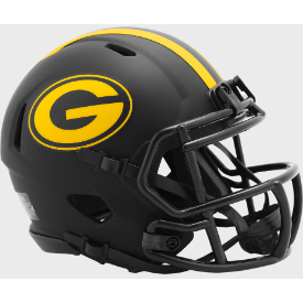 Green Bay Packers NFL Mini Speed Football Helmet <B>ECLIPSE</B>