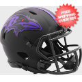Helmets, Mini Helmets: Baltimore Ravens NFL Mini Speed Football Helmet <B>ECLIPSE</B>
