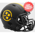 Helmets, Mini Helmets: Pittsburgh Steelers NFL Mini Speed Football Helmet <B>ECLIPSE</B>
