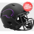 Helmets, Mini Helmets: Minnesota Vikings NFL Mini Speed Football Helmet <B>ECLIPSE</B>