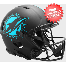 Miami Dolphins Speed Football Helmet <B>ECLIPSE SALE</B>