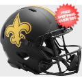 Helmets, Full Size Helmet: New Orleans Saints Speed Football Helmet <B>ECLIPSE</B>
