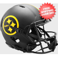 Helmets, Full Size Helmet: Pittsburgh Steelers Speed Football Helmet <B>ECLIPSE</B>