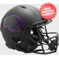 Helmets, Full Size Helmet: Minnesota Vikings Speed Football Helmet <B>ECLIPSE SALE</B>
