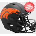 Helmets, Full Size Helmet: Denver Broncos Speed Replica Football Helmet <B>ECLIPSE </B>