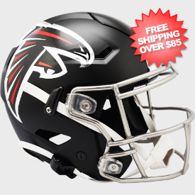 Atlanta Falcons SpeedFlex Football Helmet <B>Satin Nickel Mask</B>