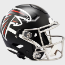 Atlanta Falcons SpeedFlex Football Helmet <B>Satin Nickel Mask</B>