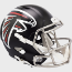 Atlanta Falcons Speed Replica Football Helmet <B>Satin Nickel Mask</B>