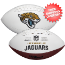Jacksonville Jaguars Full Size Official NFL Autograph Signature Series White Panel Football by Wilson