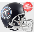 Helmets, Full Size Helmet: Tennessee Titans Football Helmet <B>Satin Navy Metallic SALE</B>