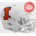 Helmets, Mini Helmets: Illinois Fighting Illini NCAA Mini Speed Football Helmet <i>Satin</i>