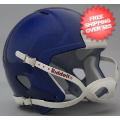 Helmets, Blank Mini Helmets: Mini Speed Football Helmet SHELL Memphis Blue
