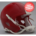 Helmets, Blank Mini Helmets: Mini Speed Football Helmet SHELL KC Red