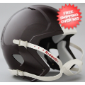 Helmets, Blank Mini Helmets: Mini Speed Football Helmet SHELL Maroon