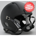 Helmets, Blank Mini Helmets: Mini Speed Football Helmet SHELL <B>Matte</B> Black/Blk Parts