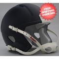 Helmets, Blank Mini Helmets: Mini Speed Football Helmet SHELL Matte Navy Blue