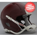 Helmets, Blank Mini Helmets: Mini Speed Football Helmet SHELL Cardinal