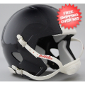 Helmets, Blank Mini Helmets: Mini Speed Football Helmet SHELL Navy Metallic