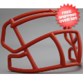 Helmets, Blank Mini Helmets: Mini Speed S2BD Facemask Burnt Orange