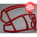 Helmets, Blank Mini Helmets: Mini Speed S2BD Facemask Scarlet