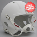 Helmets, Blank Mini Helmets: Mini Speed Football Helmet SHELL Matte White