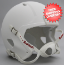 Mini Speed Football Helmet SHELL Matte White