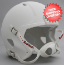 Mini Speed Football Helmet SHELL <B>Matte</B> White