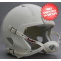 Helmets, Blank Mini Helmets: Mini Speed Football Helmet SHELL White