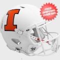 Helmets, Full Size Helmet: Illinois Fighting Illini Speed Football Helmet <i>Satin</i>