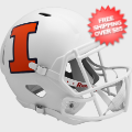 Helmets, Full Size Helmet: Illinois Fighting Illini Speed Replica Football Helmet <i>Satin</i>