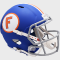 Helmets, Full Size Helmet: Florida Gators Speed Replica Football Helmet <i>Matte Blue Throwback</i>