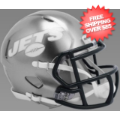 Helmets, Full Size Helmet: New York Jets Speed Replica Football Helmet <B>FLASH </B>
