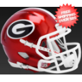 Helmets, Mini Helmets: Georgia Bulldogs NCAA Mini Speed Football Helmet <B>FLASH</B>
