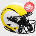 Helmets, Full Size Helmet: Los Angeles Rams SpeedFlex Football Helmet <B>LUNAR</B>